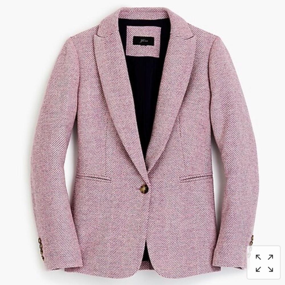 J crew Parke blazer in English herringbone wool